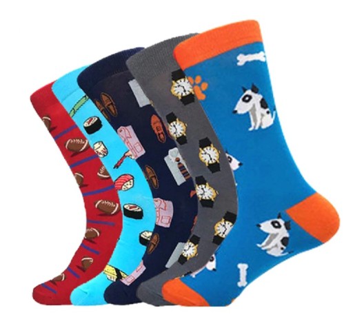 Calcetines con diferentes estampados