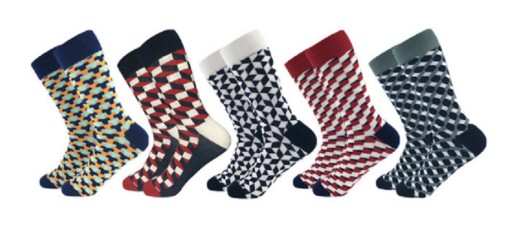 Calcetines de colores para hombre - 5 pares