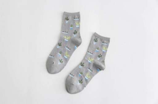 Calcetines de hombre con cactus