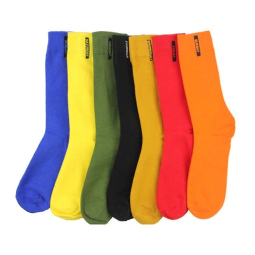 Calcetines de hombre de color liso