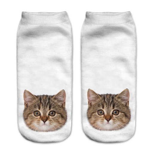 Calcetines de mujer - Cabeza de gato