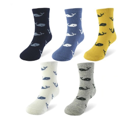 Calcetines de niña con animales - 5 pares