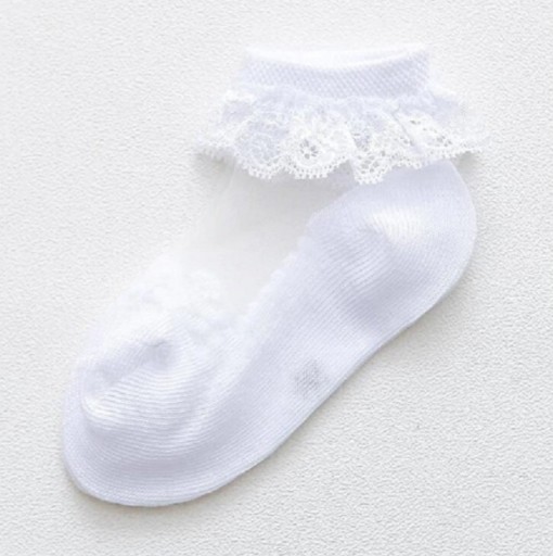 Calcetines de niña con volantes