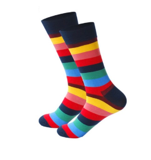 Calcetines de rayas para hombre