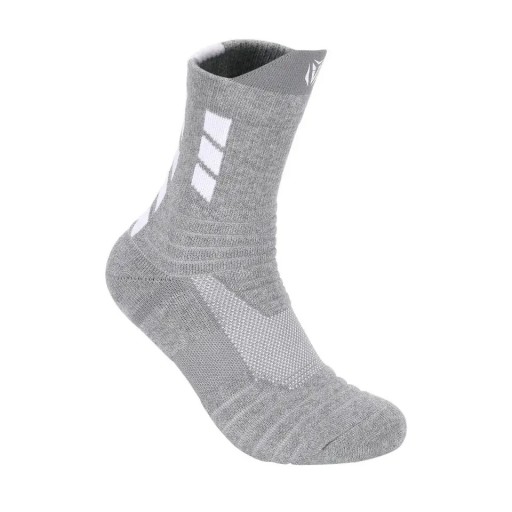 Calcetines deportivos unisex antideslizantes elásticos transpirables hasta media pantorrilla para correr, entrenar fútbol