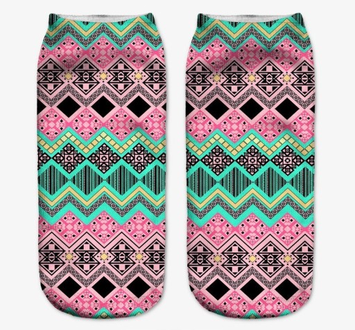 Calcetines elegantes con estampado