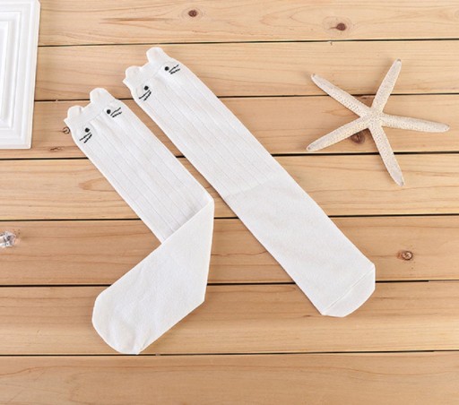 Calcetines hasta la rodilla para niñas - Kitty