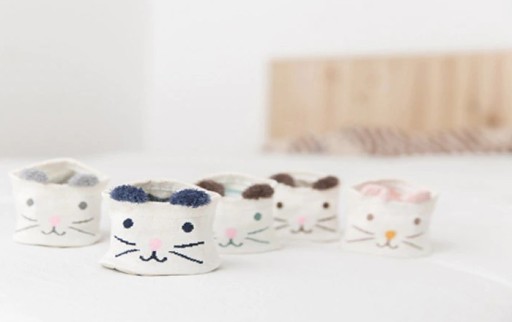 Calcetines tobilleros con diseño de animales - 5 pares