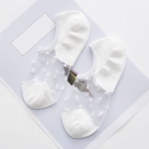 Calcetines transparentes de mujer hasta el tobillo A1047