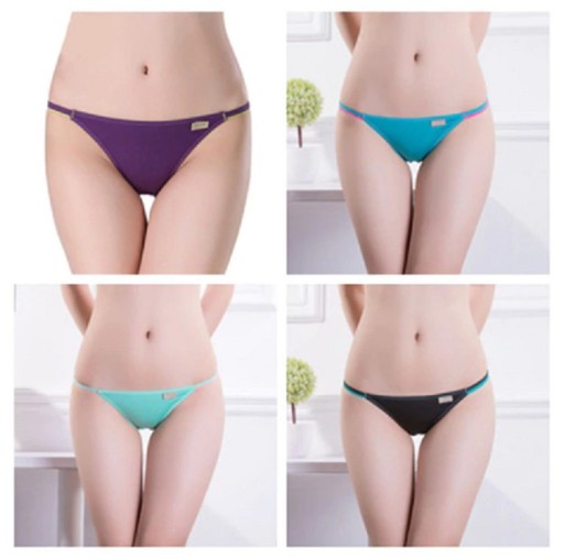 Calcinhas com cordão - 4 pcs