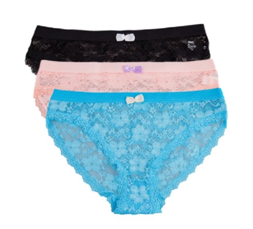 Calcinhas de Renda para Senhora - 3 pcs