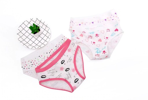 Calcinhas femininas com estampado A625
