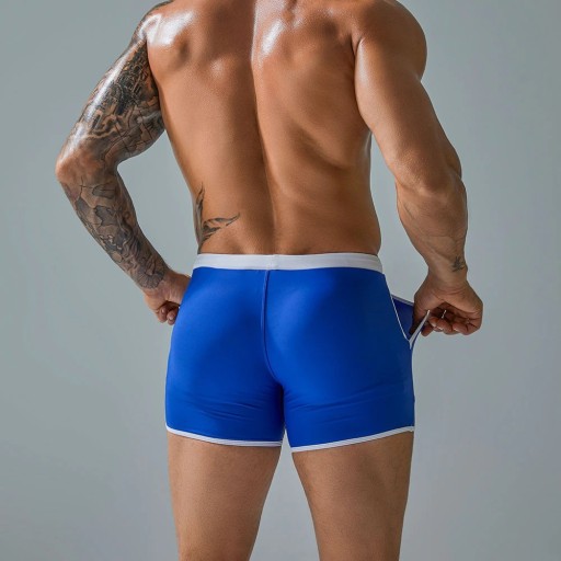 Calções de banho para homem com bolsos