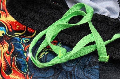 Calções Masculinos com Estampagem de Dragão