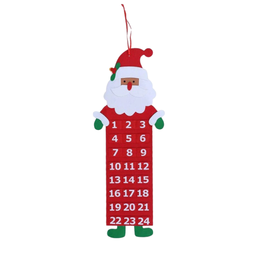 Calendar de advent suspendat 79 x 21 cm