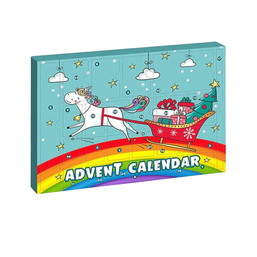 Calendar de advent unicorn pentru fete