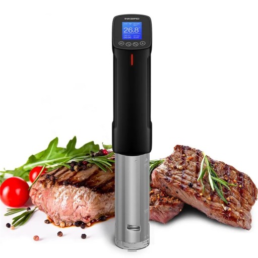 Calentador de inmersión con control remoto 100 W circulación de agua calentador eléctrico negro para la preparación de carne y calentamiento preciso en agua
