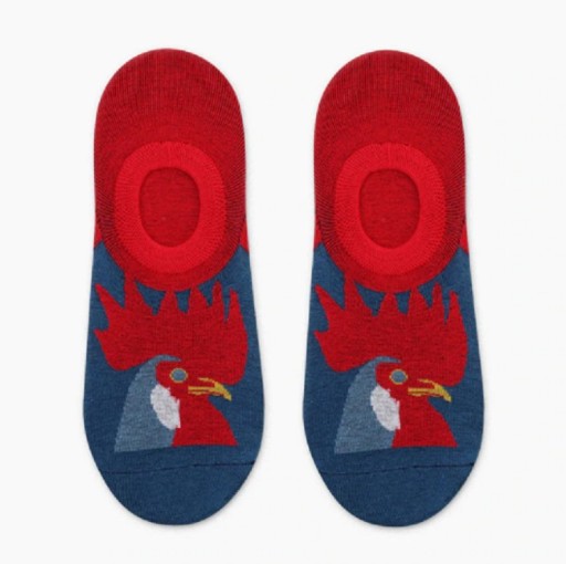 Calze corte da uomo con animali