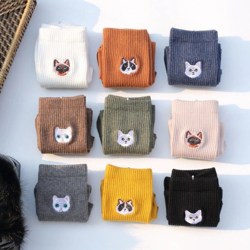 Calze da donna con gattini