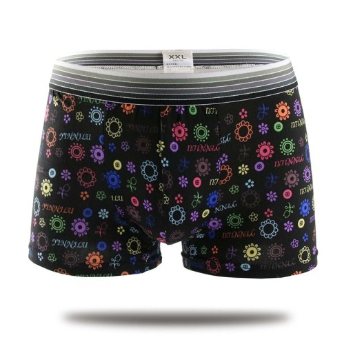 Calzoncillos tipo bóxer elegantes para hombre con estampado colorido