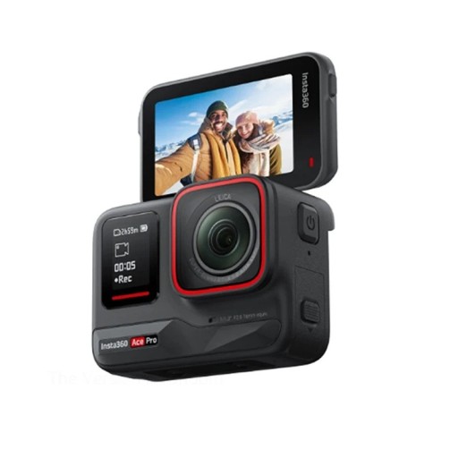 Câmara de ação Insta360 Ace Pro 8K/4K Leica à prova de água estabilização 48MP sensor SONY IMX277 2,3" ecrã tátil 1650mAh