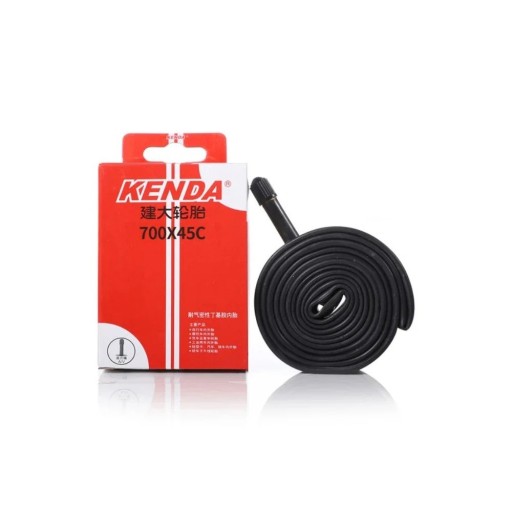 Cámara de bicicleta 700×45C con válvula de auto de 32 mm Cámara de butilo para bicicletas de trekking y urbanas 71 cm