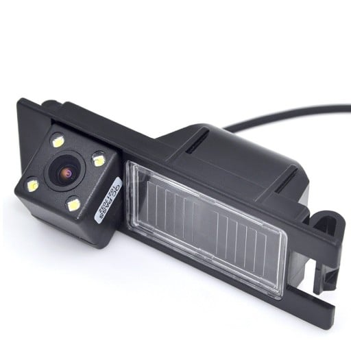 Cámara de marcha atrás para Opel Astra con visión nocturna e iluminación LED Diseño impermeable Sensor CCD Formato PAL y NTSC Cable de video de 6 m