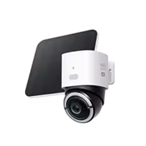 Cámara de seguridad exterior 4K con alimentación solar batería 9400 mAh AI seguimiento de personas y vehículos cámara blanca giratoria con reflector para vigilancia