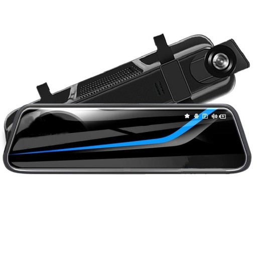 Cámara del coche en el espejo retrovisor