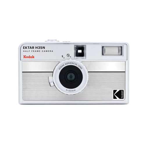 Câmara fotográfica analógica compacta 35 mm 110 × 62 × 39 mm Half Frame 22 mm F11 modo Bulb filtro estelar com flash