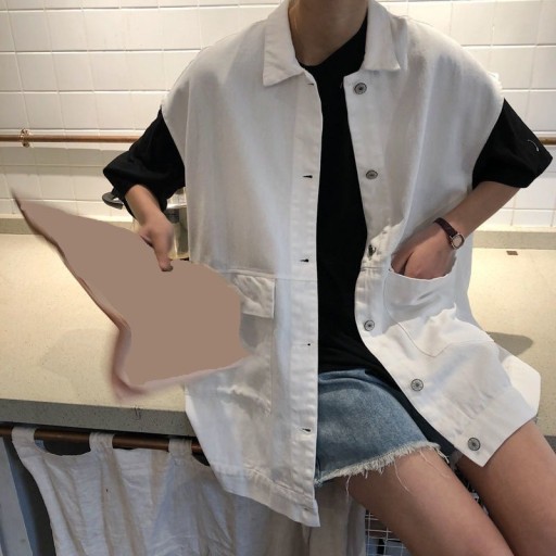 Cămașă din denim de damă P2143