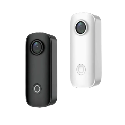 Caméra d'action 4K/30fps avec WiFi 2,4 GHz Connexion à l'application Stabilisation électronique de l'image Dimensions compactes 60x26x20 mm