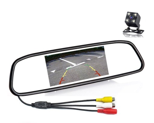 Caméra de voiture dans le rétroviseur