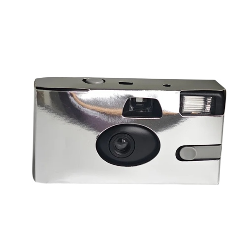 Cameră foto pe film de unică folosință cu blitz 11 expuneri pe film de 35 mm baterie AA încorporată și avans mecanic