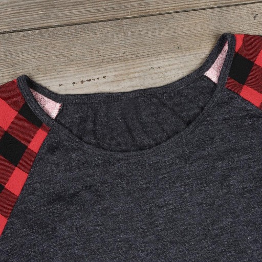 Camicia a quadri da donna