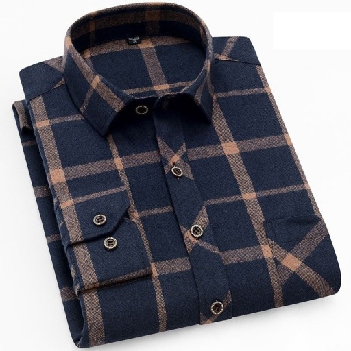 Camicia a quadri da uomo F504