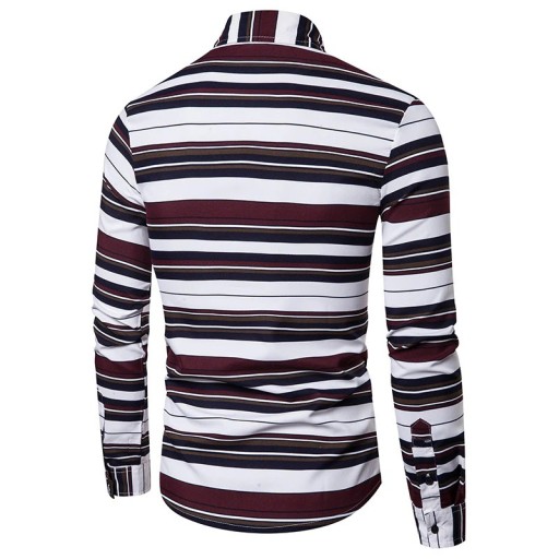 Camicia a righe da uomo F779