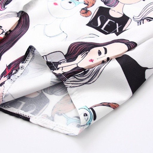 Camicia da donna con stampa A547