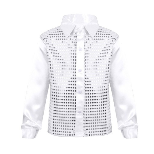 Camicia da ragazzo con paillettes L1817