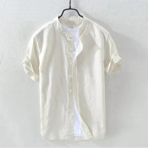 Camicia da uomo a maniche corte F438