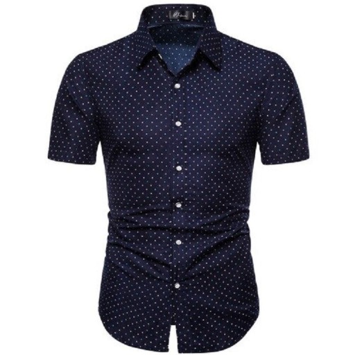 Camicia da uomo a maniche corte F474