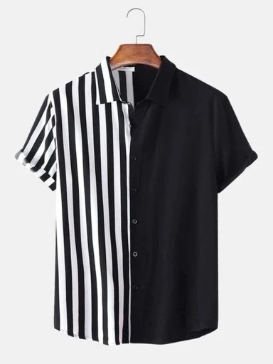 Camicia da uomo a maniche corte F582