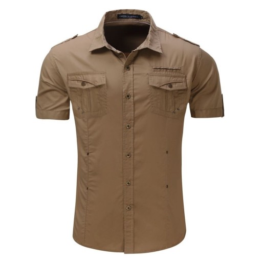 Camicia da uomo a maniche corte F678