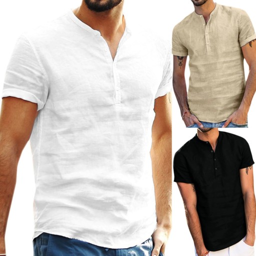 Camicia da uomo a maniche corte F781