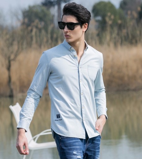 Camicia da Uomo - Azzurro Chiaro