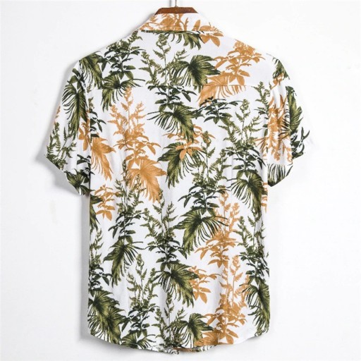 Camicia da uomo con foglie F830