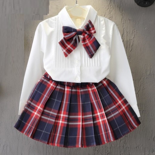 Camicia e gonna da ragazza N120