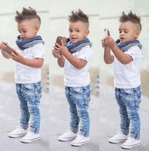 Camicia e jeans da ragazzo L1572