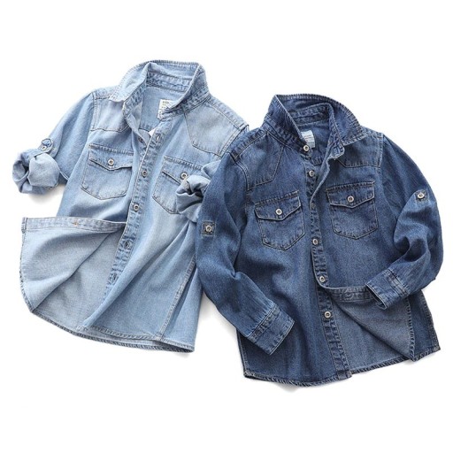 Camicia in denim per ragazzi L1807