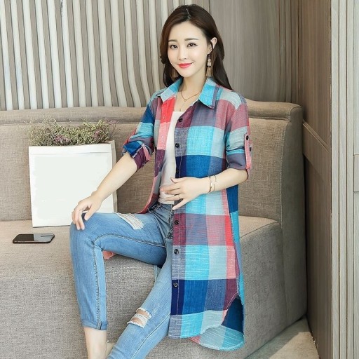 Camicia lunga da donna P2254